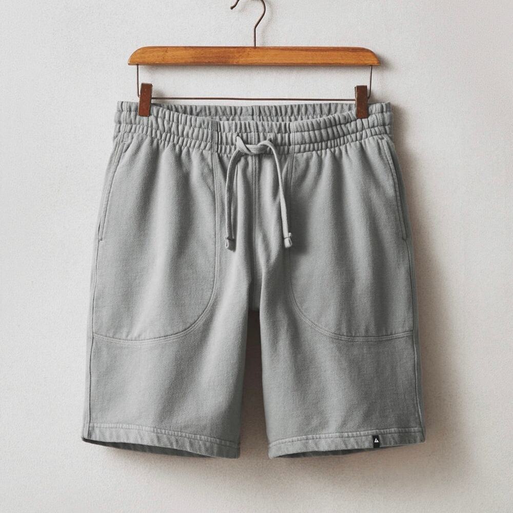 American Giant Men's Sweatshort Monument Grey Size Large NWOT